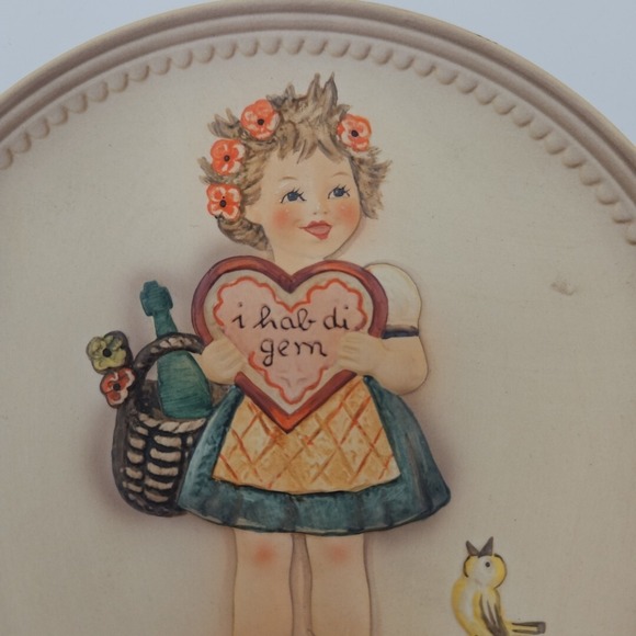 Vintage Goebel Collector Plate "Valentine Gift" 1986  Made in Germany - Picture 2 of 6